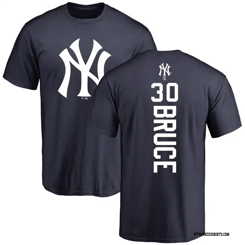 Youth New York Yankees ＃30 Jay Bruce Navy Backer T-Shirt